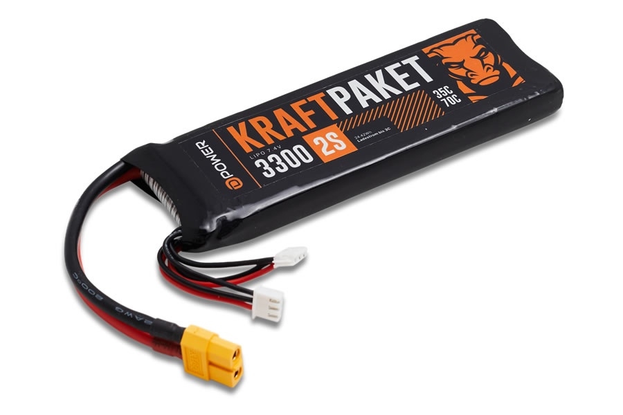 KRAFTpaket 3300 2S LIPO 7.4 V 35/70C